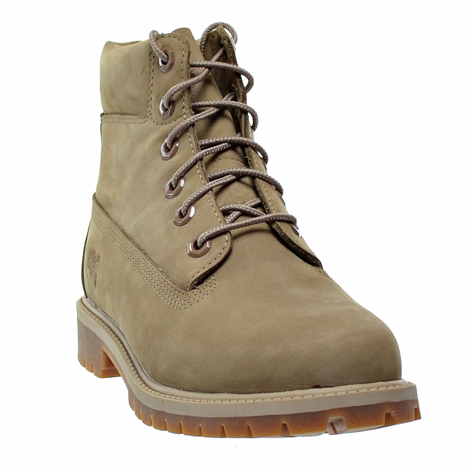 Hiking Boots With Laces Timberland 6 Inch Premium Waterproof Big Kids Boots Yellow/Tan