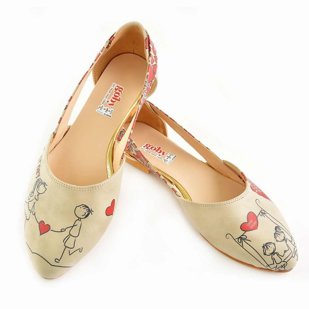 Dance Fit Couple in Love Ballerinas Shoes OMR7002