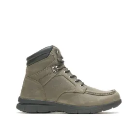Work Gear All terrain WOLVERINE W880263-EW KARLIN MOC TOE 6" MN'S (Extra Wide) Charcoal Grey Leather Work Boots