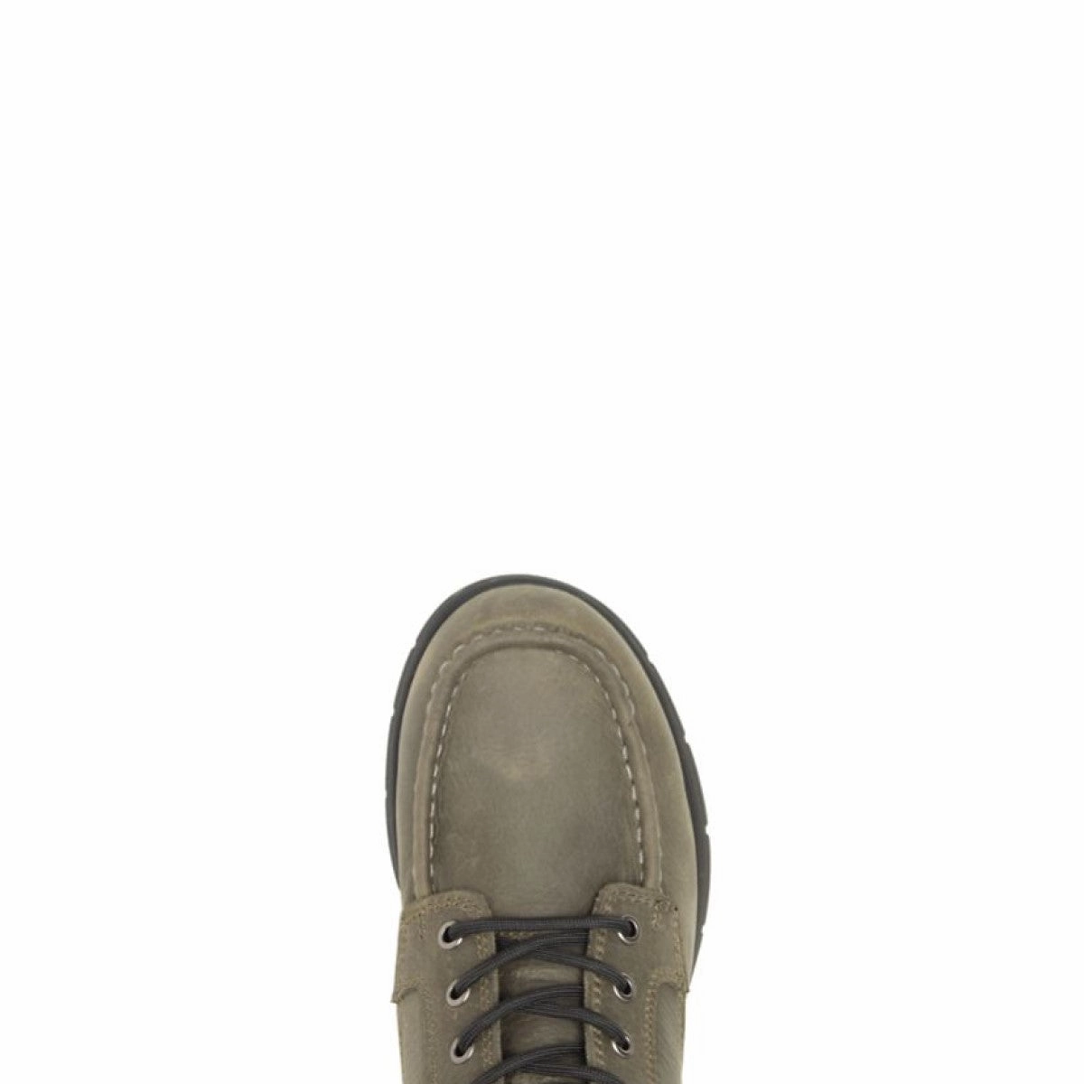 Safety Toe Protection WOLVERINE W880263-EW KARLIN MOC TOE 6" MN'S (Extra Wide) Charcoal Grey Leather Work Boots