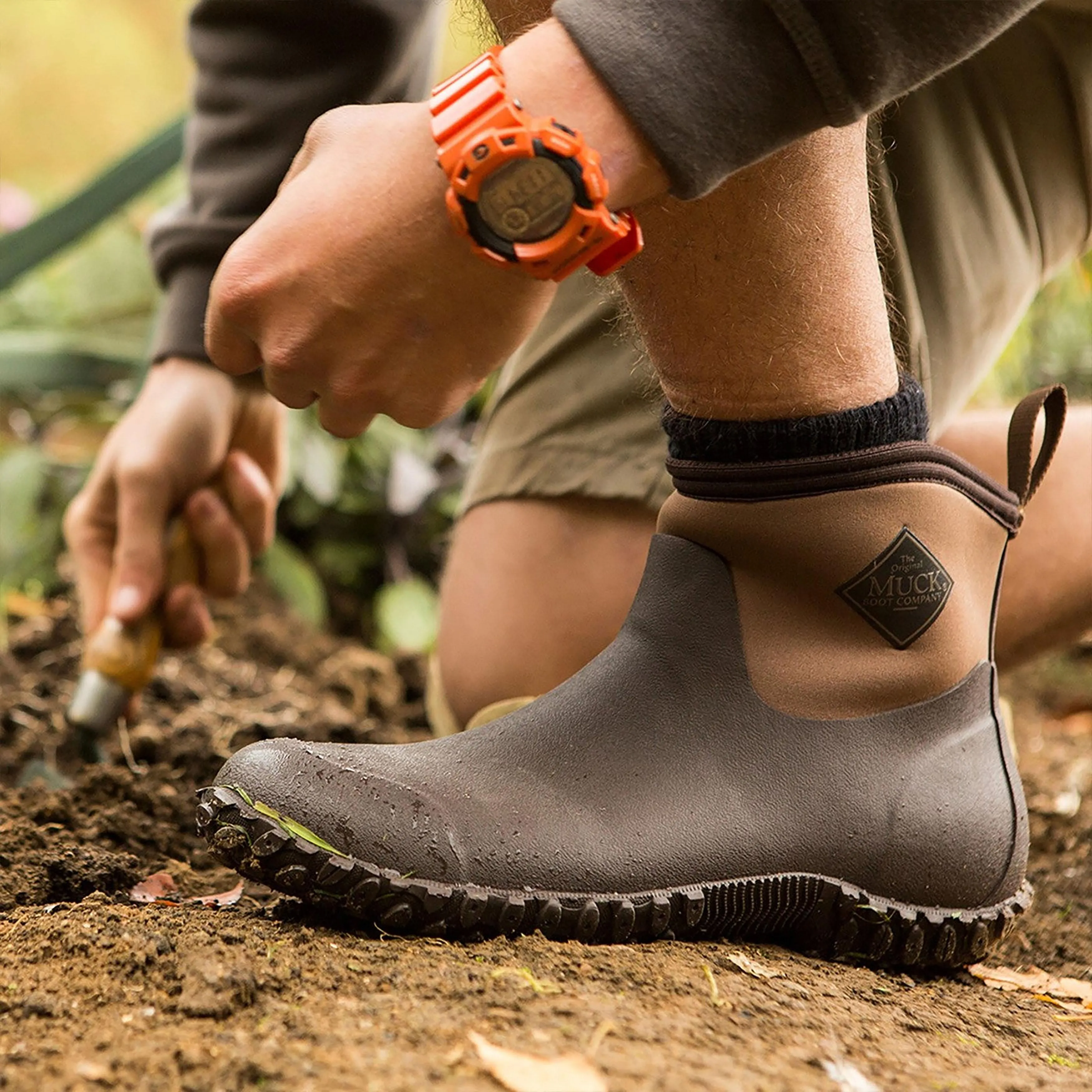 Muck Footwear  Men's Muckster Ii Ankle Muckster Brown M Tennis Shoe Rain Boots