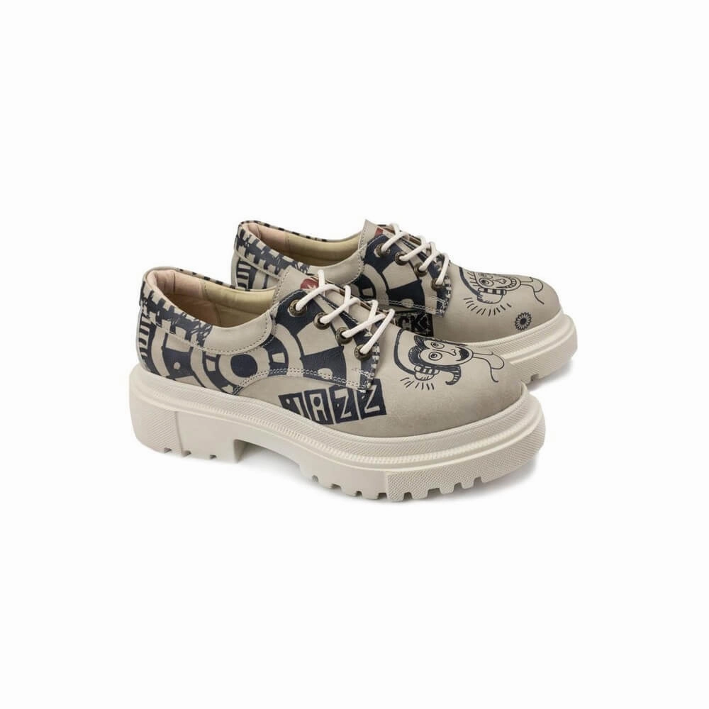 Oxford Shoes POT108 Silent Walk Wind Block