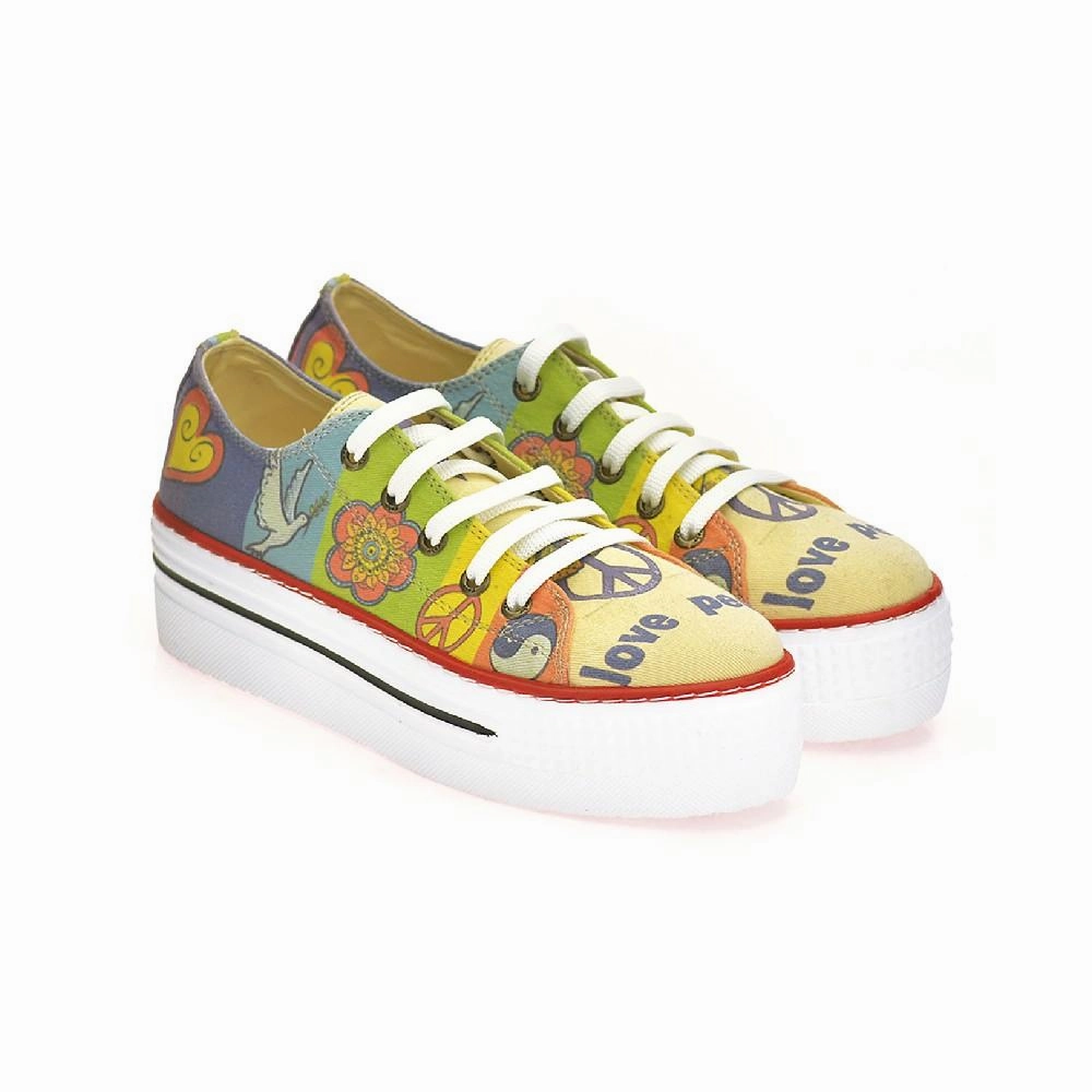 Summer Base Lace Tie Sneaker Shoes NCV204