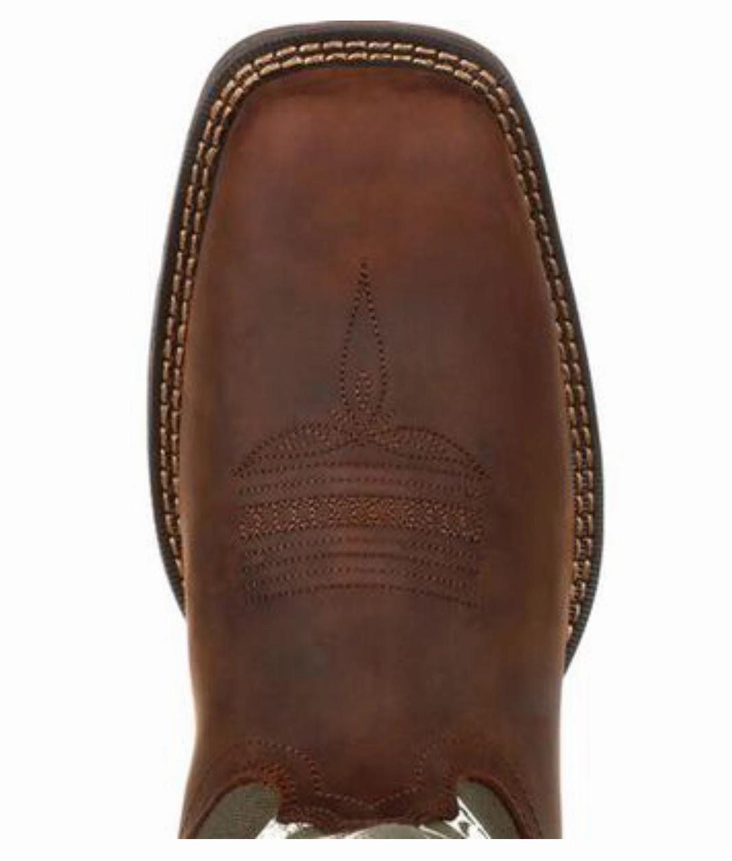 Adidas Running Shoes Terrex Durango - Army Green USA Print Western Boot - #DDB0313