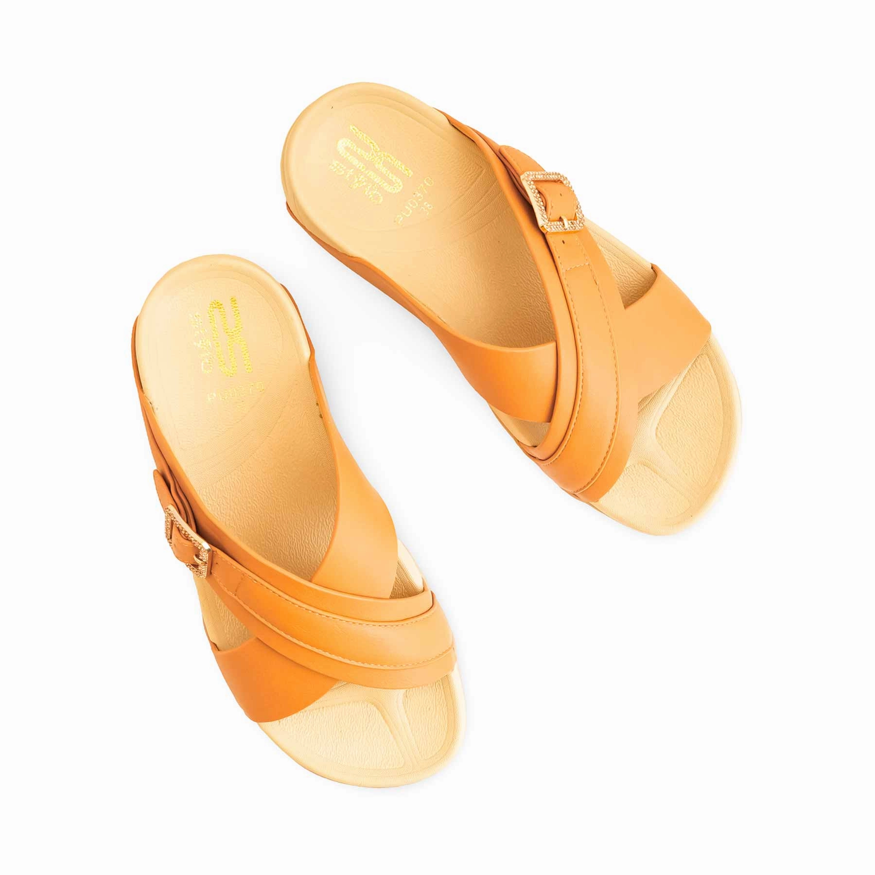 Mustard Formal Women Slipper PU0370 Food Slippers
