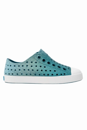 Pf Flyer Tennis Shoes Native Jefferson Bling Kids - Saba Patina/Shell White