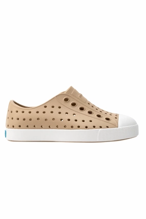 Native Jefferson Kids - Flax Tan/Shell White Deion Sanders Tennis Shoes