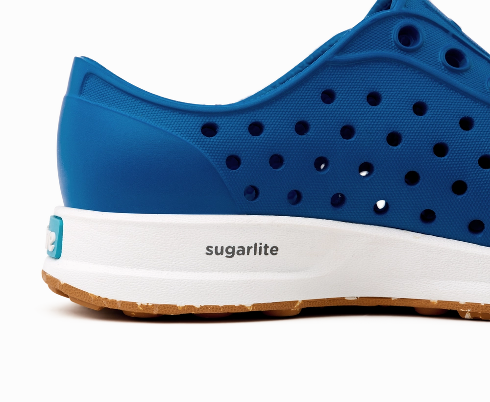 Native Shoes Child Robbie Sugarlite - Victoria Blue / Shell White Shoes Like Asics Superblast