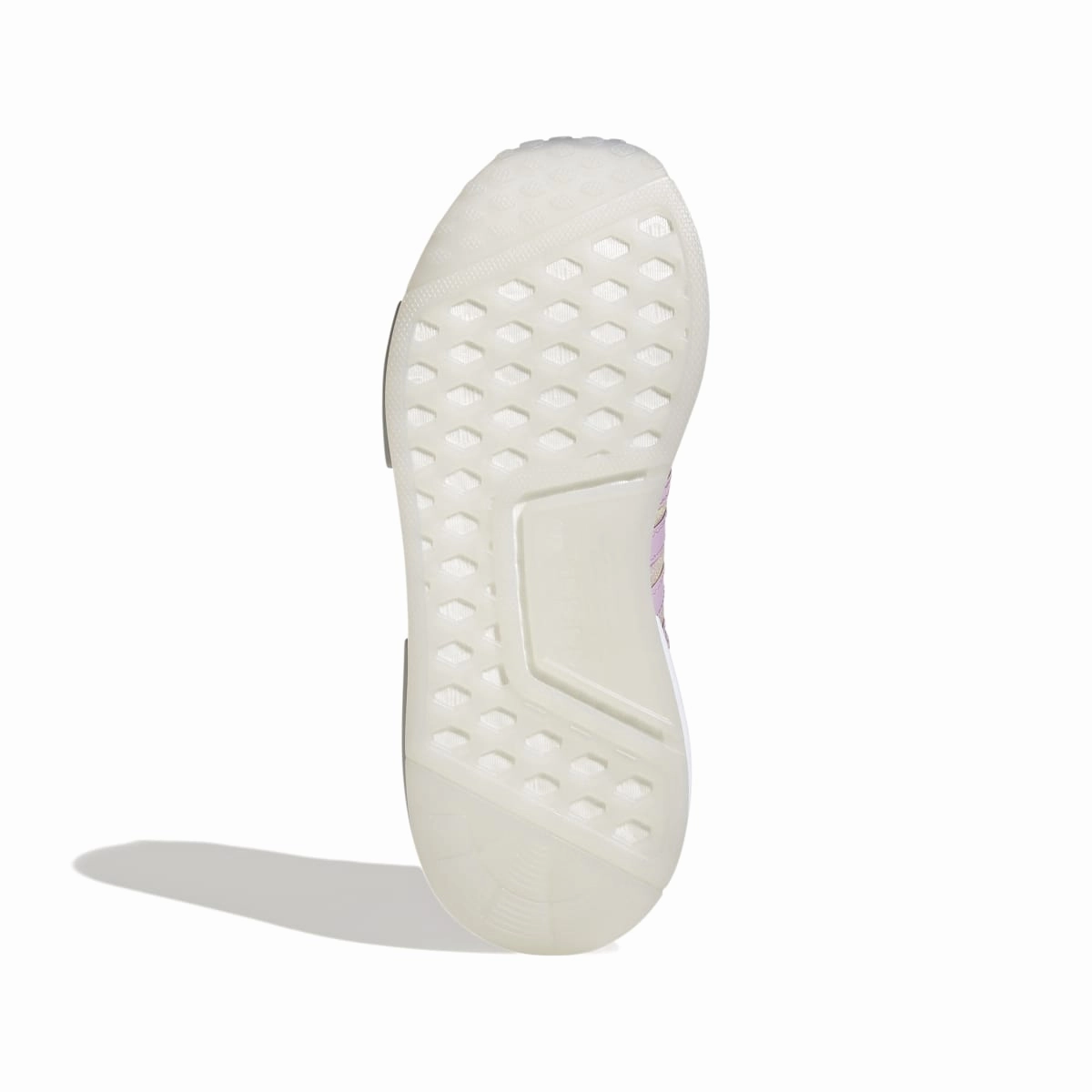 ADIDAS HQ6184 NMD_R1 JR'S (Medium) Lilac/White/Lilac Mesh Running Shoes School Style Comfort Strap