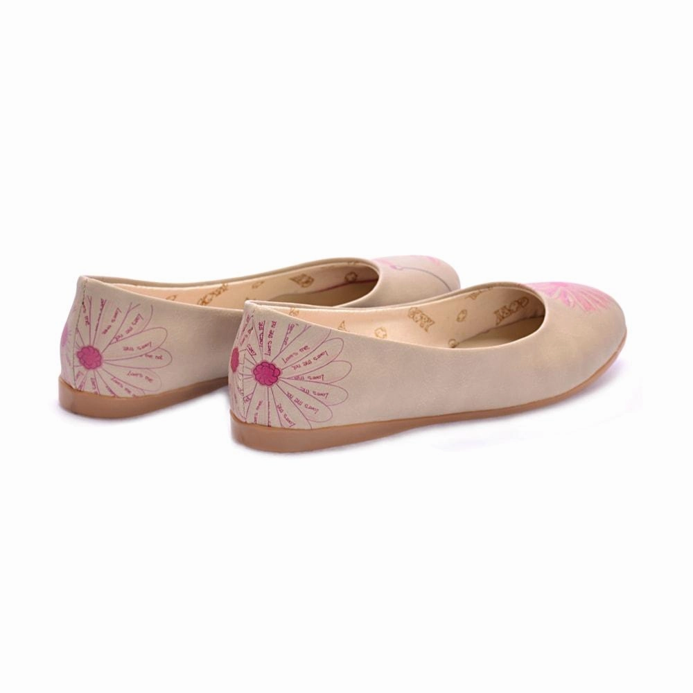 Flower Ballerinas Shoes 1026 Color Mix Surf Mode