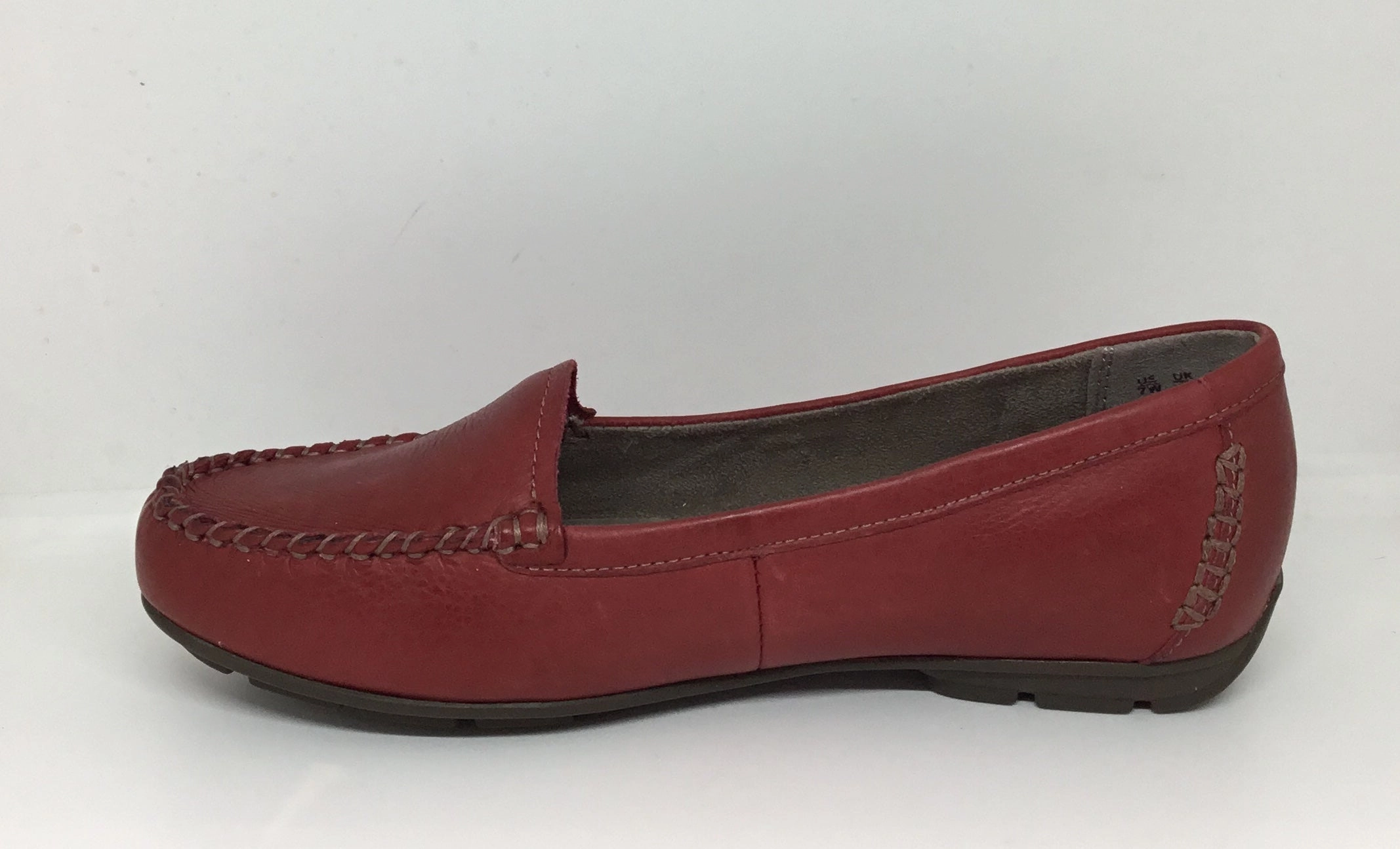 Naturalizer Kellyn Classic Dark Venom Red Leather Loafer Moccasin Youth Pick