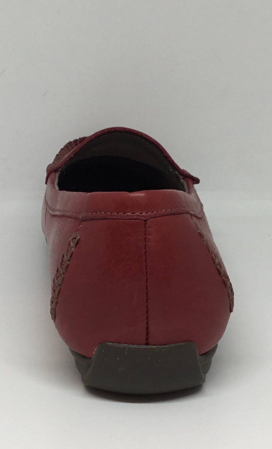 Naturalizer Kellyn Classic Dark Venom Red Leather Loafer Moccasin Field Hike Gym Street