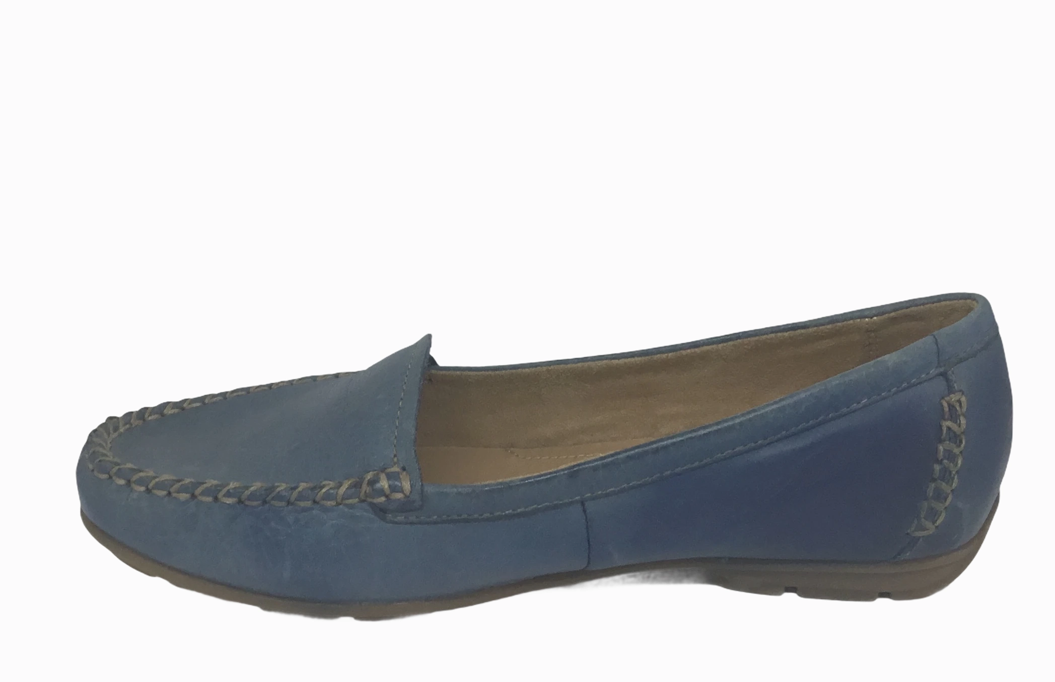 Naturalizer Kellyn Classic Navy Leather Loafer Moccasin Family Out