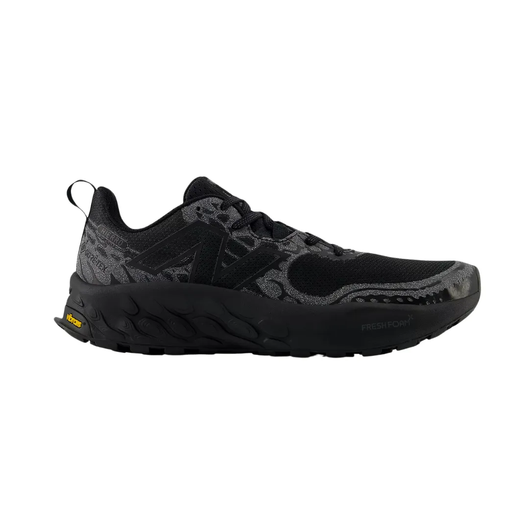 Sport Fusion NEW BALANCE MTHIGA8 FRESH FOAM X HIERRO v8 MN'S (Medium) Black Synthetic & Mesh Running Shoes
