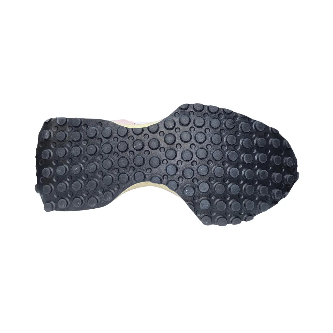 Water Safe Walk-Ready Shoes NEW BALANCE U327WPKB 327 MN'S (Medium) Pink/Purple Suede & Mesh Lifestyle Shoes