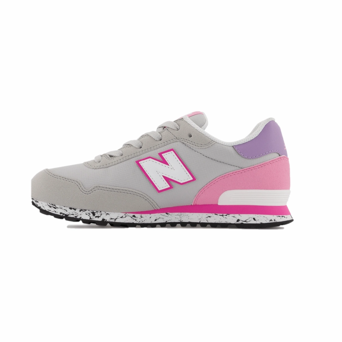 Impact-absorbing design Chill Mode NEW BALANCE GC515DK-W 515 v1 JR'S (Wide) Rain Cloud Suede Running Shoes