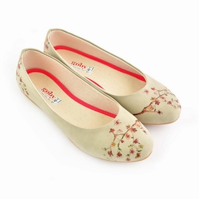 Planet Mood New Cherry Blossom Ballerinas Shoes 1091