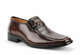 New Men's 20082 Checkered Design Dress Loafer Shoes Flip Flop Sandals