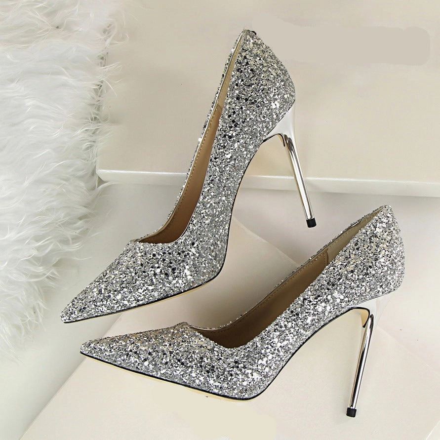 Asics Discontinued Shoes New Style Shiny Sequins Ladies Pumps Shoes