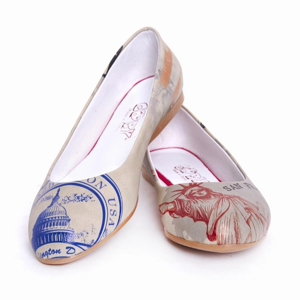 Short Trip Color Pop New York Ballerinas Shoes 1013