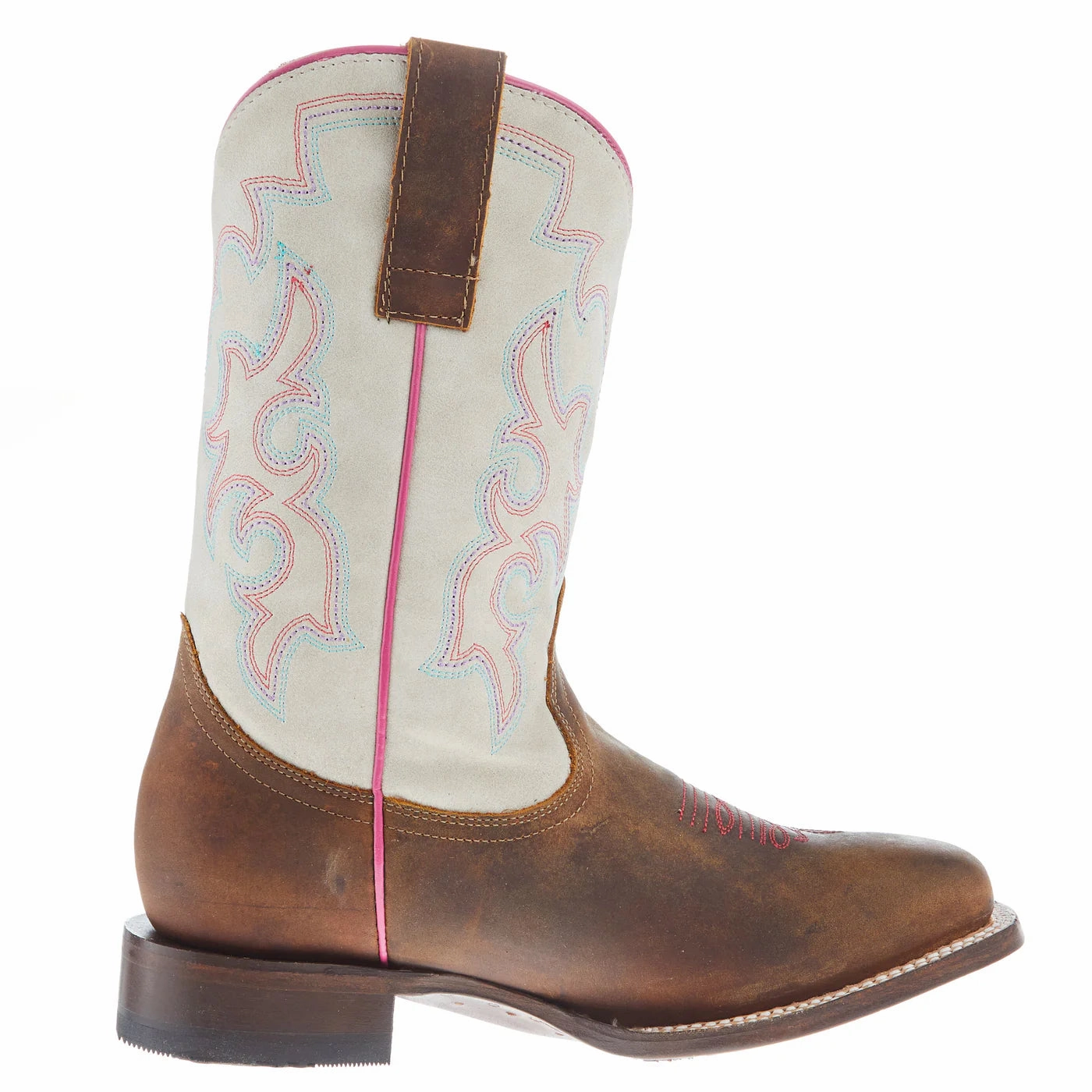 Ostrich Roper Boots Roper Big Kids Maci Dark Brown Boots 09-119-9991-0162