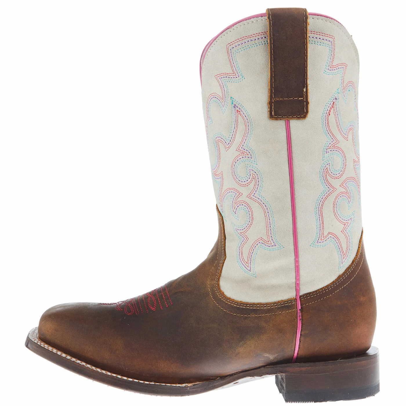 Mud Dog Boots Roper Big Kids Maci Dark Brown Boots 09-119-9991-0162