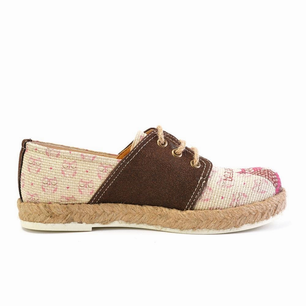 Fur Trim Festival Vibe Oxford Shoes ONR102