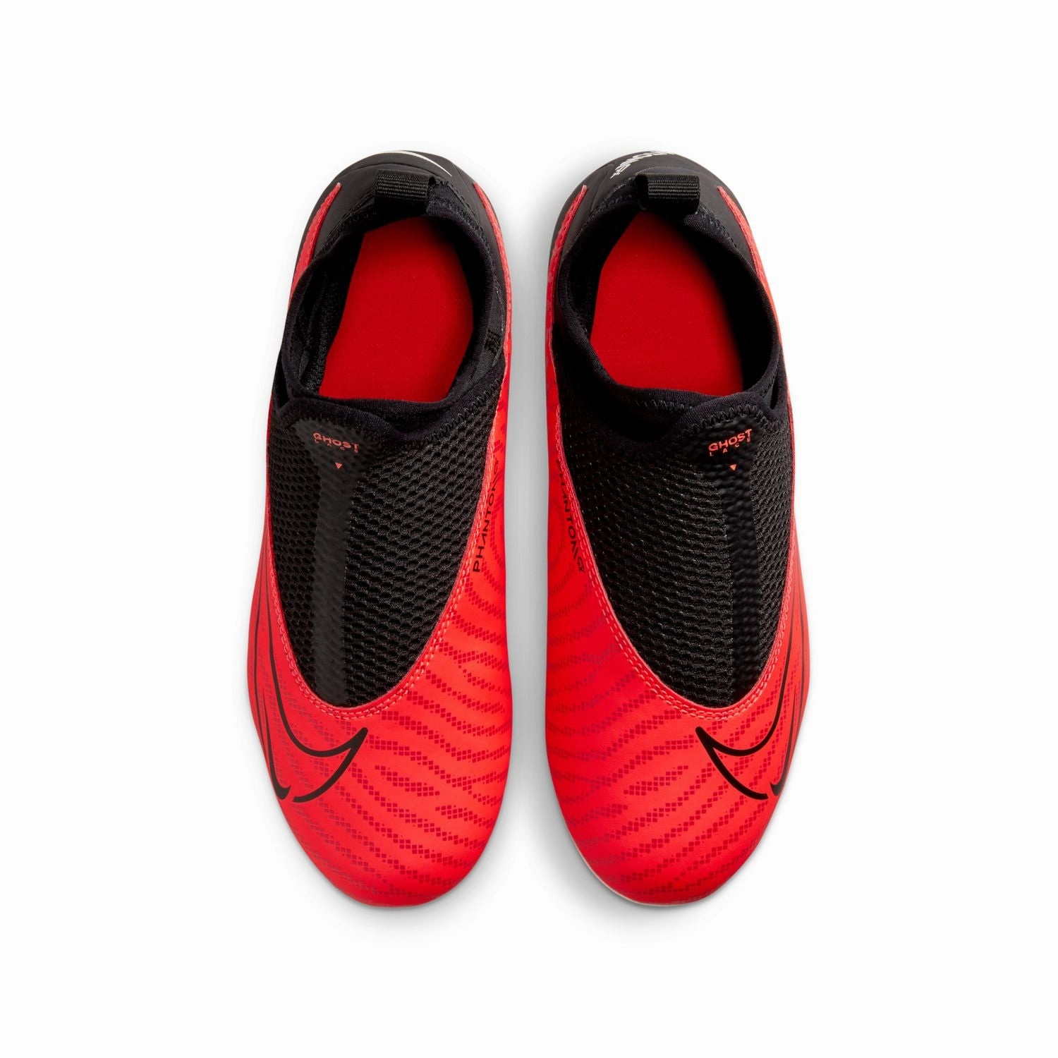 Champions League Soccer Cleats Nike Jr. Phantom GX Academy Dynamic Fit FG/MG - BRIGHT CRIMSON/BLACK-WHITE