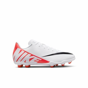 Best Soccer Cleats For Wet Grass Nike Junior Mercurial Vapor 15 Club FG/MG Soccer Cleat - Bright Crimson/White/Black