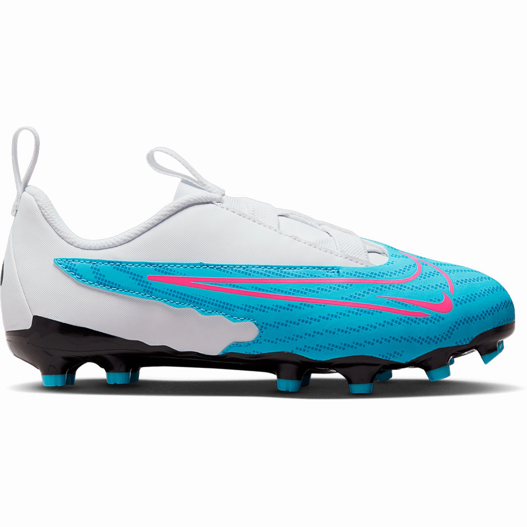 Predator League Firm Ground Cleats Nike Junior Phantom GX Academy FG/MG Firm Ground Soccer Cleats - Blue/Pink/White/Black