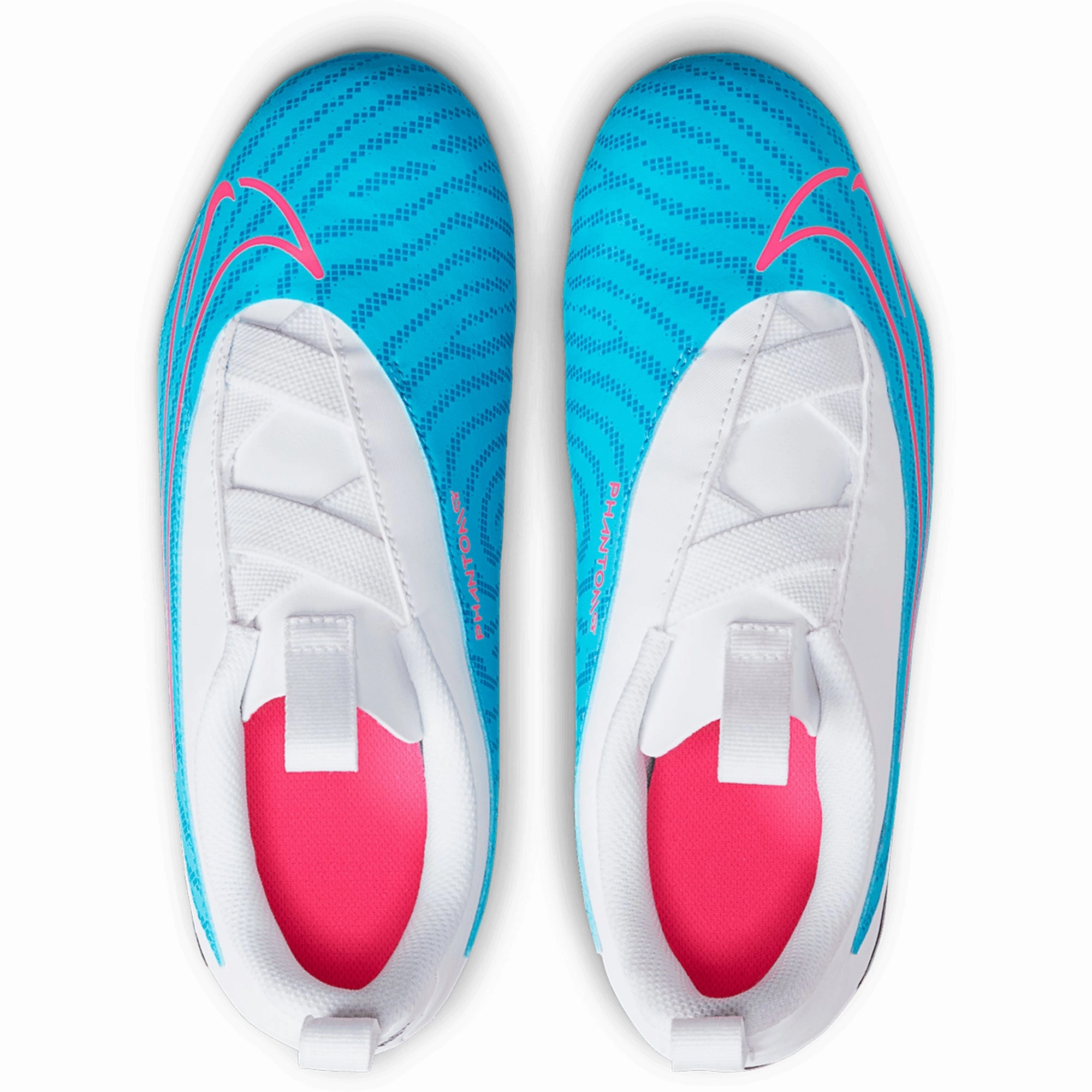Nike Junior Phantom GX Academy FG/MG Firm Ground Soccer Cleats - Blue/Pink/White/Black Senda Pampa Pro Turf Cleats Soccer