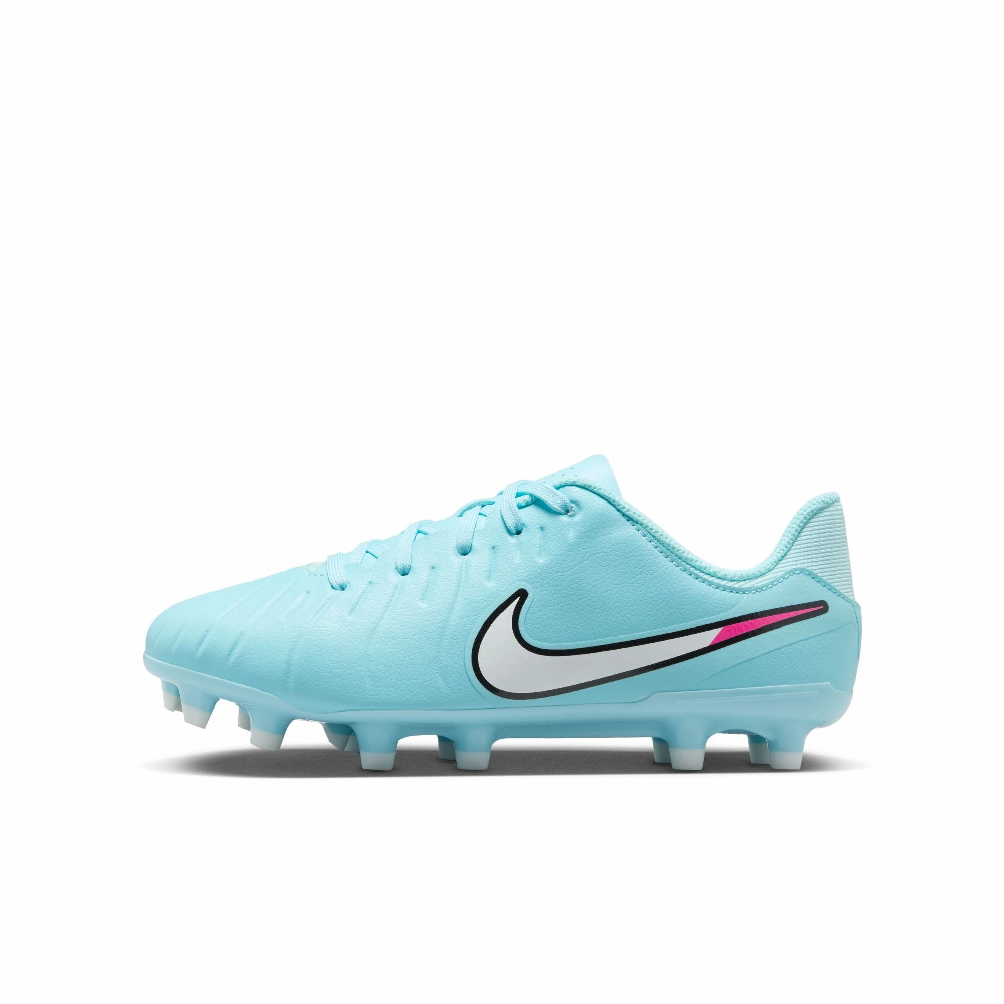 Nike Junior Tiempo Legend 10 Academy FG Firm Ground Soccer Shoes -Copa/White Best Soccer Cleats For Defenders 2025