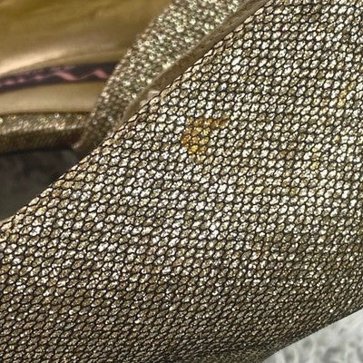 Asics Gel Contend 5 Sl Walking Shoe Nina New York Shoes Womens 7M Gold Glitter Open Toe Heels Cocktail Festival