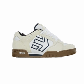 ETNIES 4101000537 153 FAZE MN`S (Medium) White/Navy/Gum Nubuck & Synthetic Skate Shoes Cold Climate