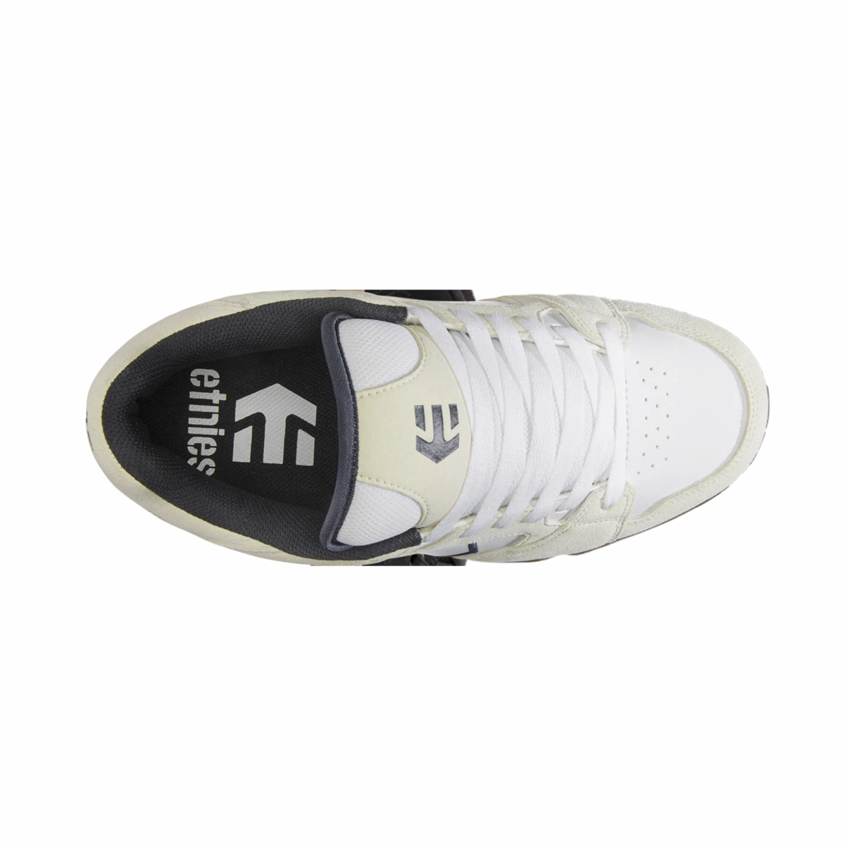 Relaxed Style ETNIES 4101000537 153 FAZE MN`S (Medium) White/Navy/Gum Nubuck & Synthetic Skate Shoes