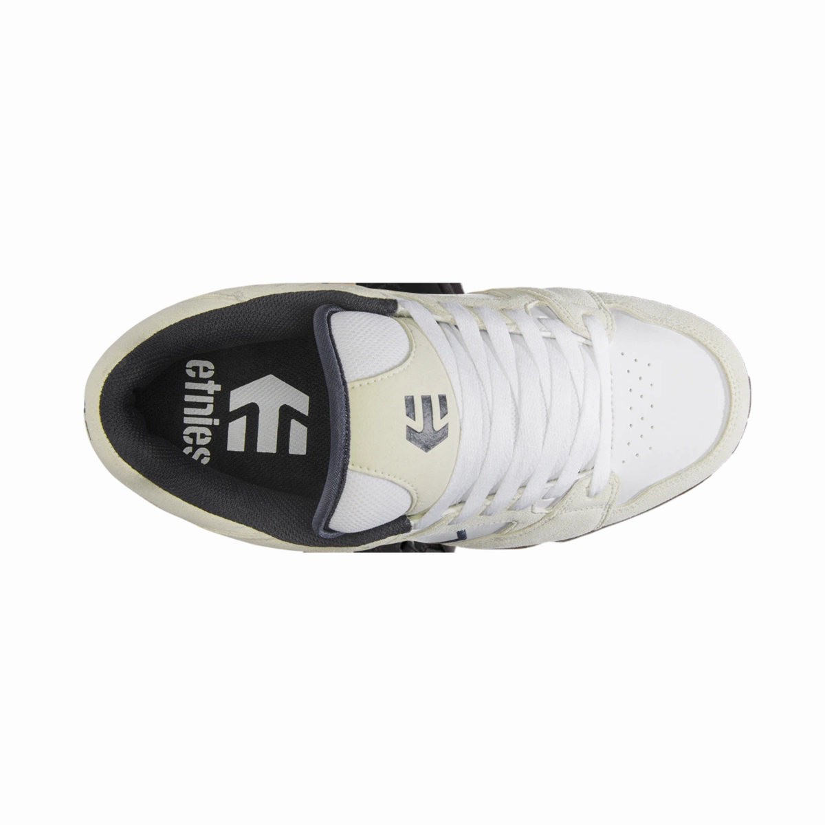 Soft Padding Freestyle Ride Fit ETNIES 4101000537 153 FAZE MN`S (Medium) White/Navy/Gum Nubuck & Synthetic Skate Shoes
