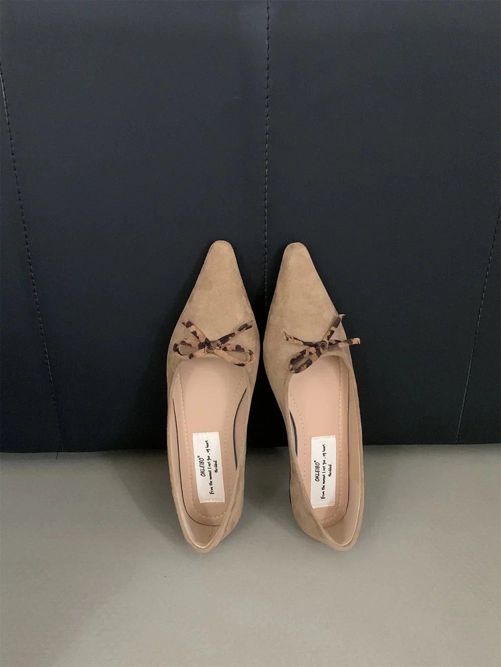 binfenxie  -  Pointed Toe Women Loafers 2024 New Arrivals Autumn Spring Dress Shoes Low Heeled Flats Bow Design Casual Slides Mules Shoes Napoli Loafers