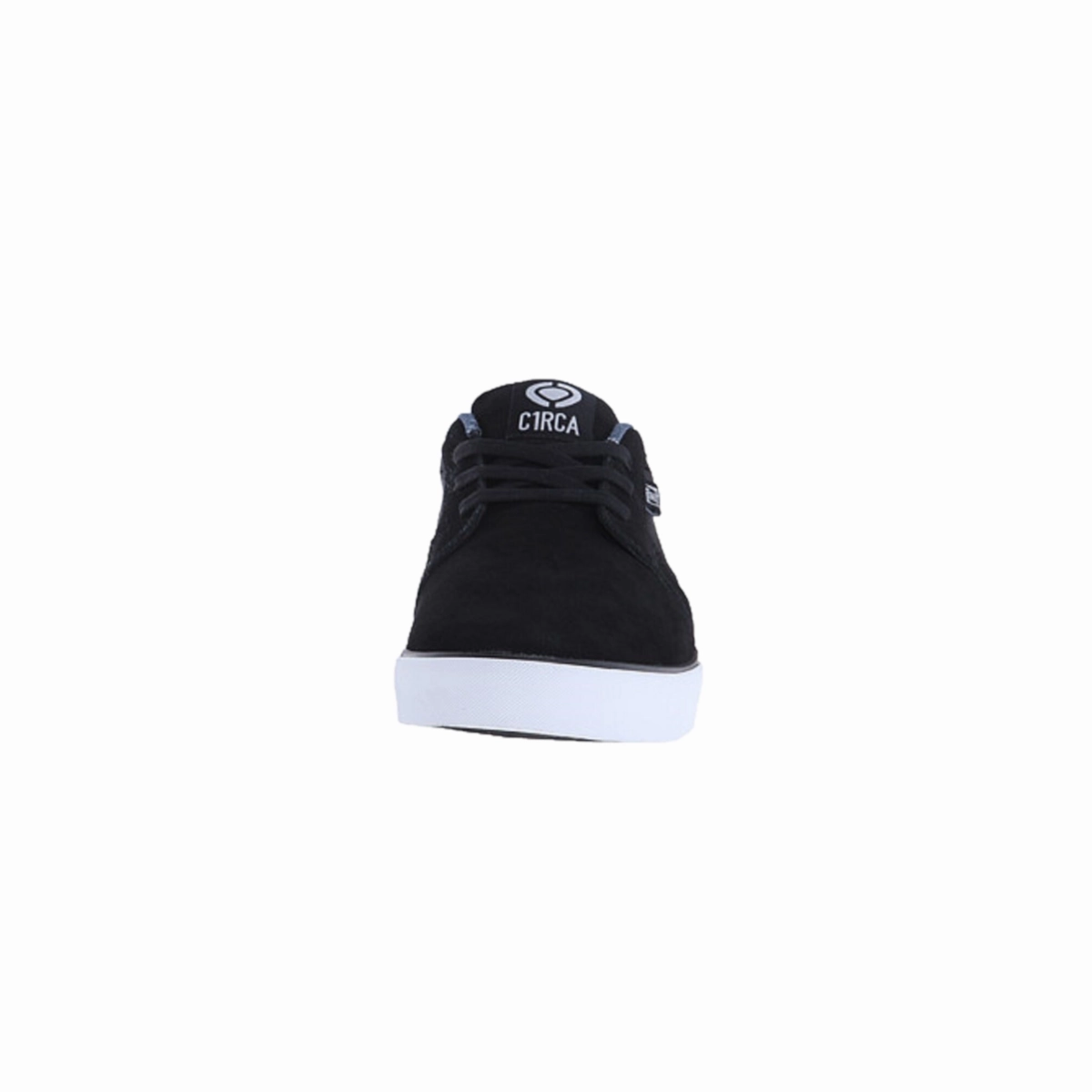 CIRCA 100130-BKWT HESH 2.0 MN'S (Medium) Black/White Suede & Canvas Skate Shoes Vulcanized Sole