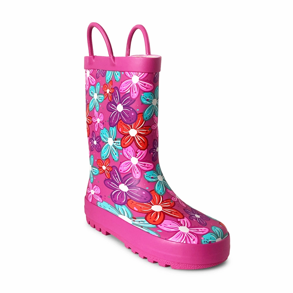 Born Boots Norty Toddlers to Big Kids Boy's Girl's Waterproof Rubber Rain Boots