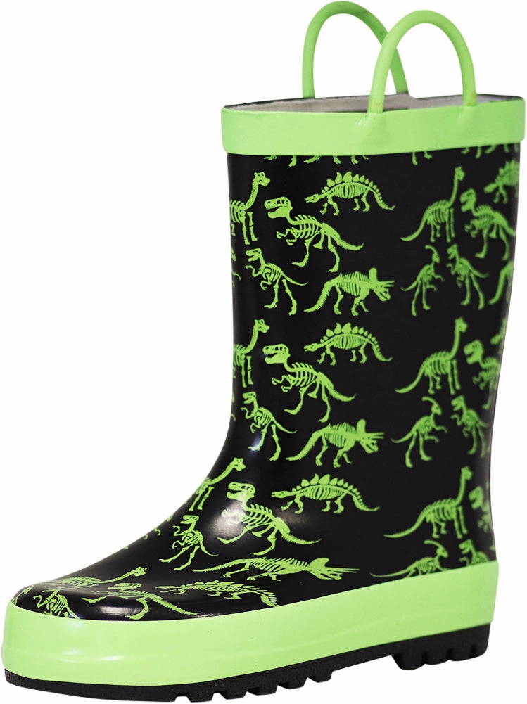 Boots Chelse Norty Toddlers to Big Kids Boy's Girl's Waterproof Rubber Rain Boots