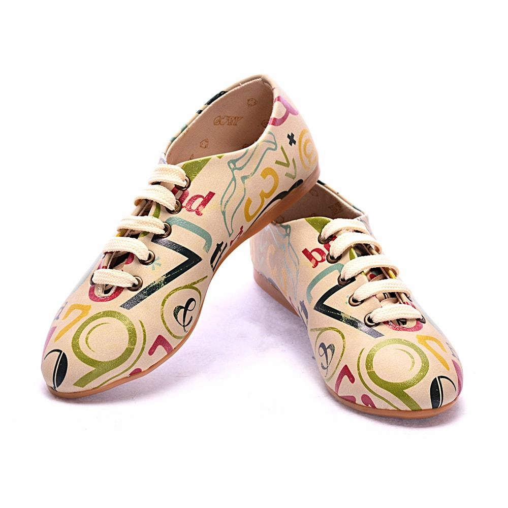 Molded Insole Numbers Ballerinas Shoes SLV017