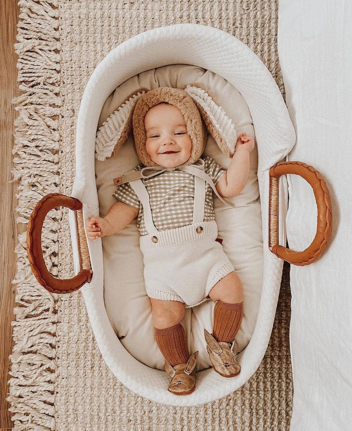 Oat Bunnies // Cute Critters Leather Shoes Baby and Toddler Bunny Peep Toe Platform High Heels