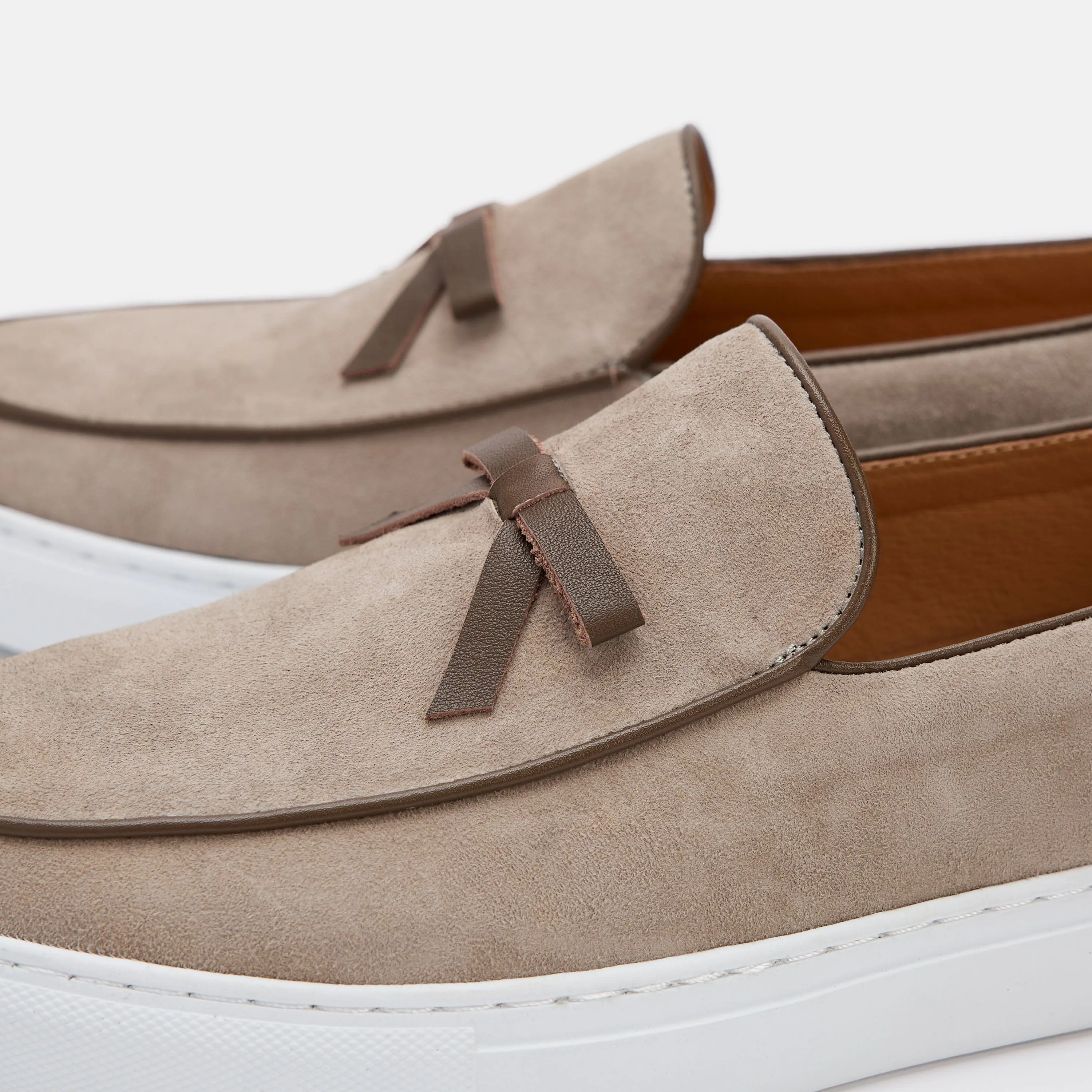 Original Loafers Odell Desert Sand Suede Belgian Loafer Sneakers