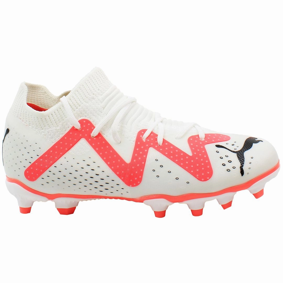 Puma Future Match FG/AG Kids White Football Boots Chelsea Waterproof Boots