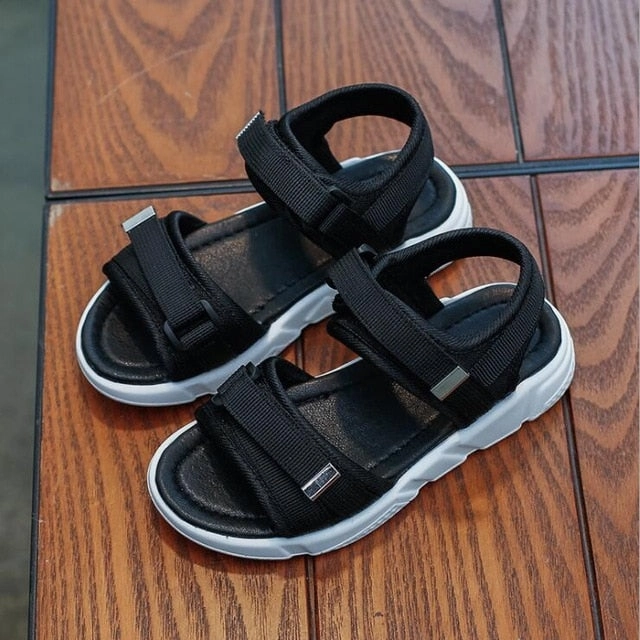 Slip On Sandals Boys Sandals Summer Sneakers Kids Shoes Infantil Boys Beach Sandals Casual Fashion Soft Flat Shoes Size 26-36