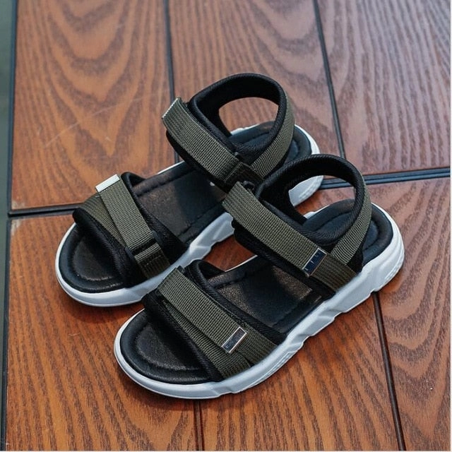 Good Support Sandals Boys Sandals Summer Sneakers Kids Shoes Infantil Boys Beach Sandals Casual Fashion Soft Flat Shoes Size 26-36