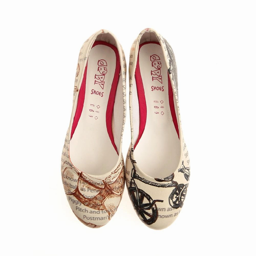 Old Bsycle Ballerinas Shoes 1019 Toe Guard Old School