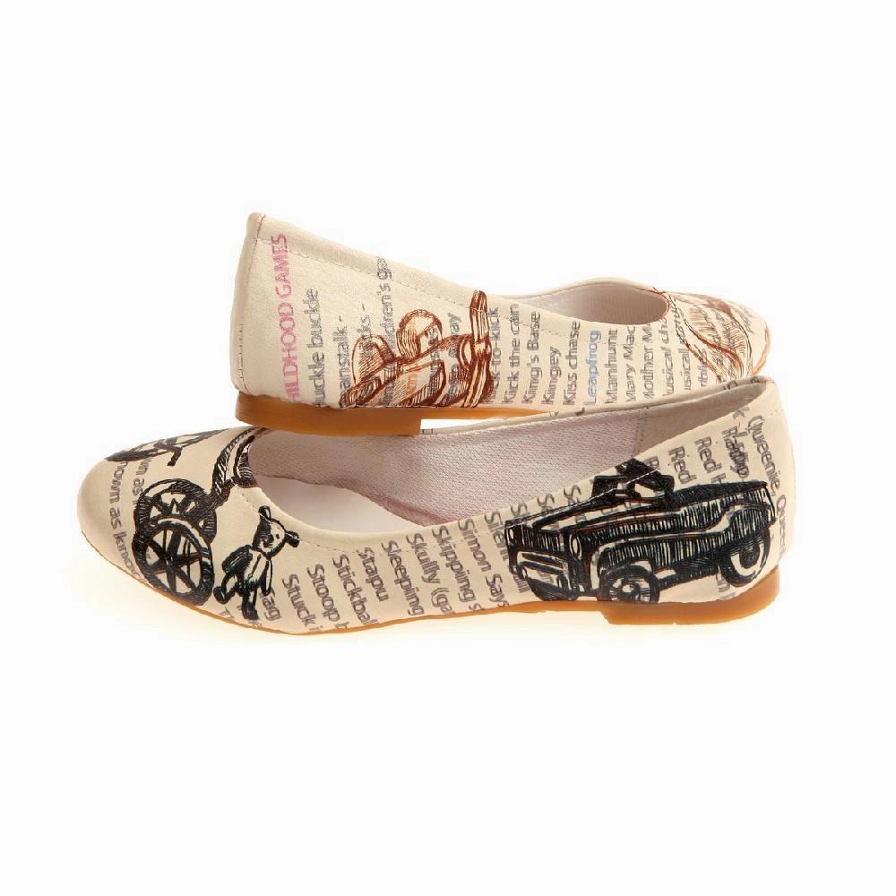 Old Bsycle Ballerinas Shoes 1019 Cold Safe Pool Time