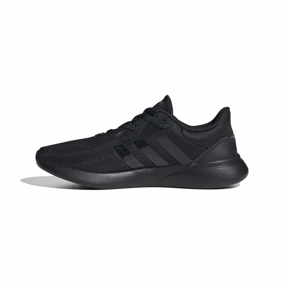 ADIDAS GY9245 QT RACER 3.0 WMN'S (Medium) Black/Black/Iron Metallic Textile Training Shoes Supportive Breathable Upper