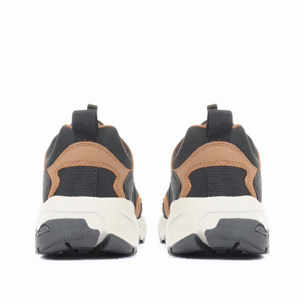 Tokyo 2020 Asics Shoes Men's Leather Lace-Up Walking Shoes - SUNT34021 / 321 289 - Brown